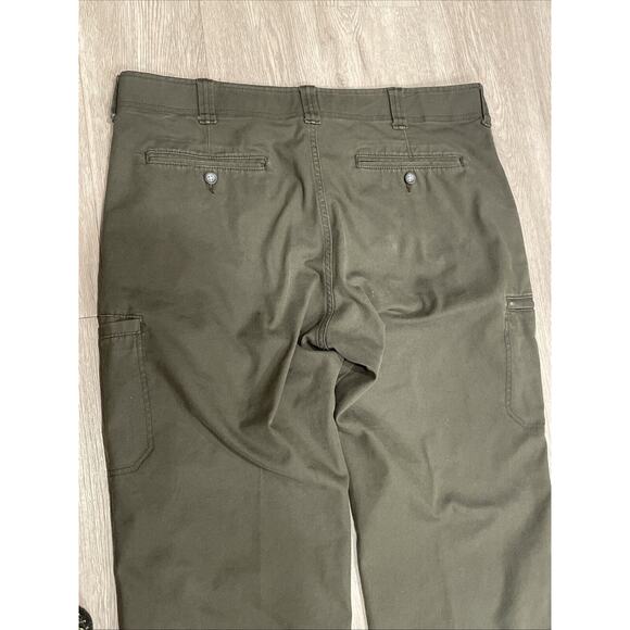 Lee Mens Cargo Pants 36x34 Faded Comfort Army Green Tactical Utility Outdoors - Picture 4 of 9